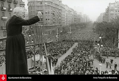 Padre Peyton en la Diagonal de Barcelona, 1965  �Ayto. Barcelona