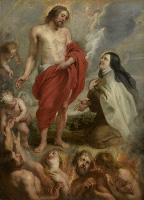 Santa Teresa intercediendo por Bernardino de Mendoza en el Purgatorio. Royal Museum of Fine Arts de Antwerp Santa Teresa intercediendo por Bernardino de Mendoza en el Purgatorio. Royal Museum of Fine Arts de Antwerp