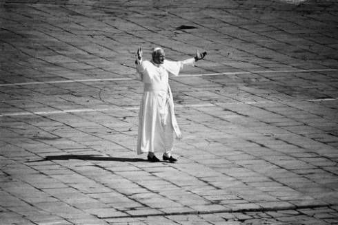 Despedida de Juan Pablo II en el aeropuerto. Polonia Despedida de Juan Pablo II en el aeropuerto. Polonia