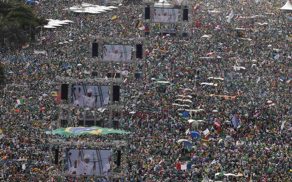 JMJ Brasil, n�mero de cat�licos en el mundo