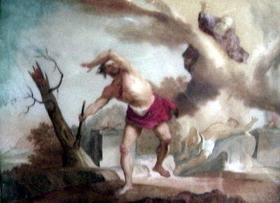 Dios castiga a Caín Dios castiga a Caín