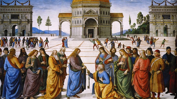 Jes�s entrega las llaves a Pedro